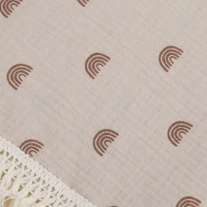 Plaid Bébé Gaze de Coton Arc