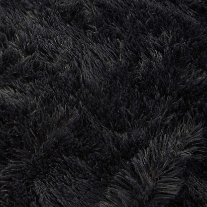 Plaid Fourrure Noir pas cher