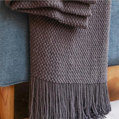 Plaid Nordique gris
