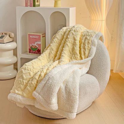 Plaid Polaire Chaud fauteuil