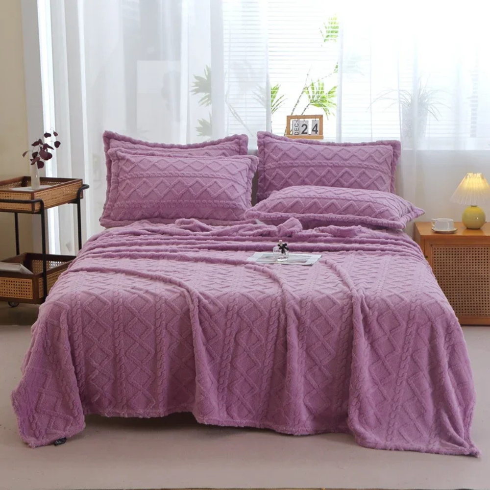 Plaid Jacquard violet