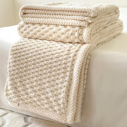 Plaid Polaire Crème