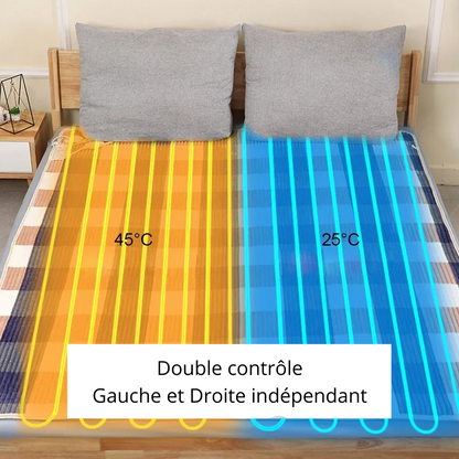 Plaid Chauffant double controle