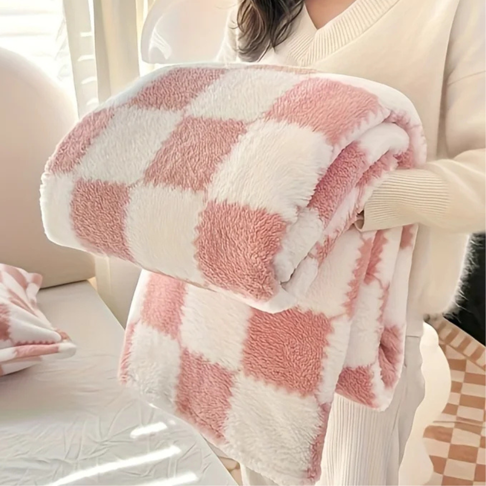 Petit Plaid à Damier rose