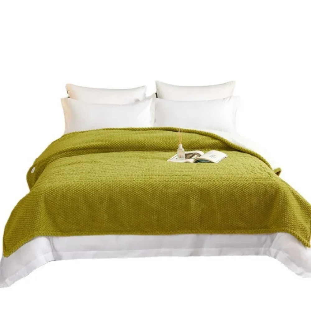 Plaid Chauffant vert