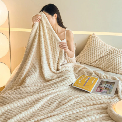 Plaid Polaire Crème