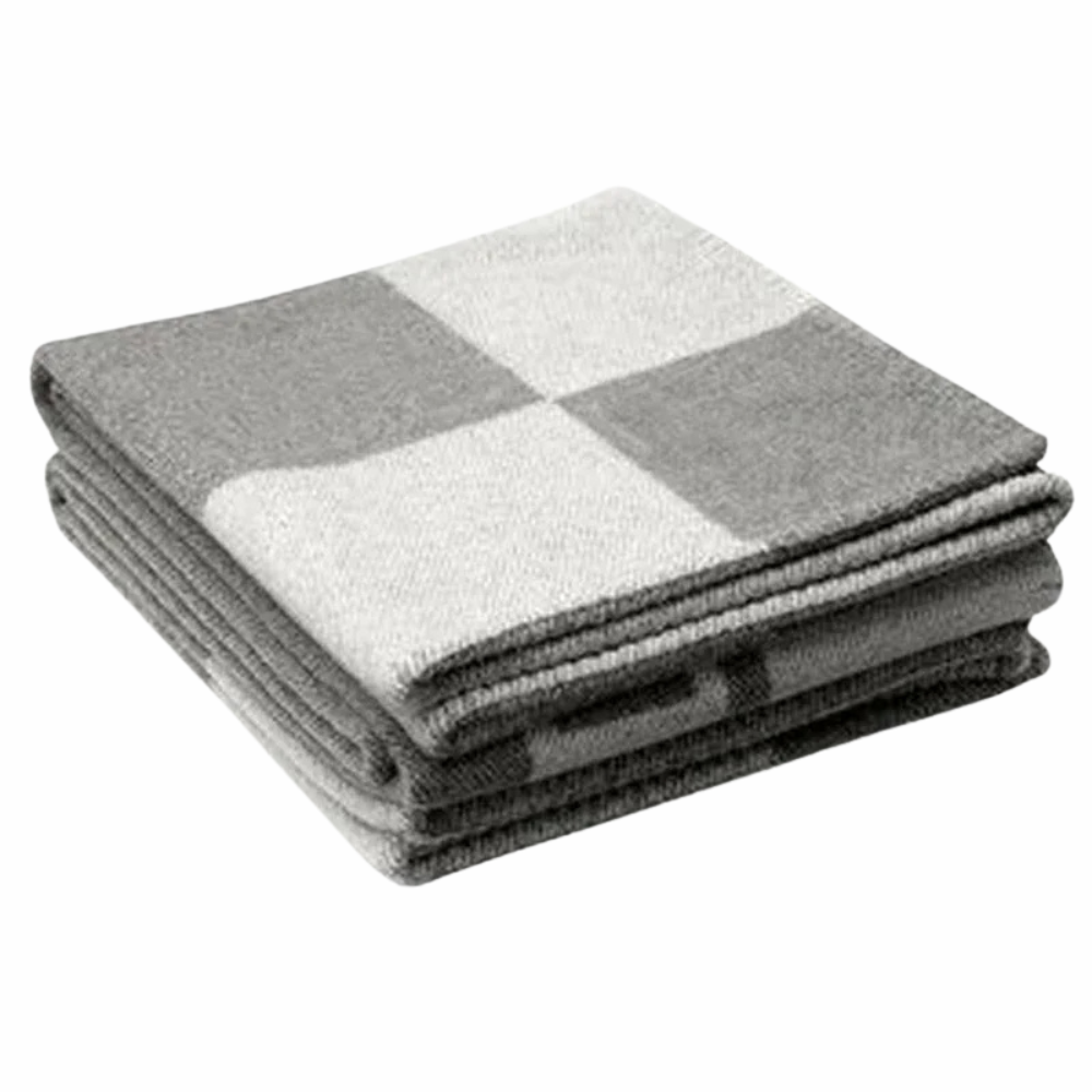 Plaid Cachemir Gris