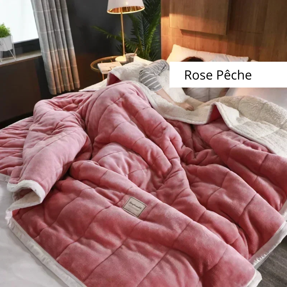 Plaid Polaire Grande Dimension rose