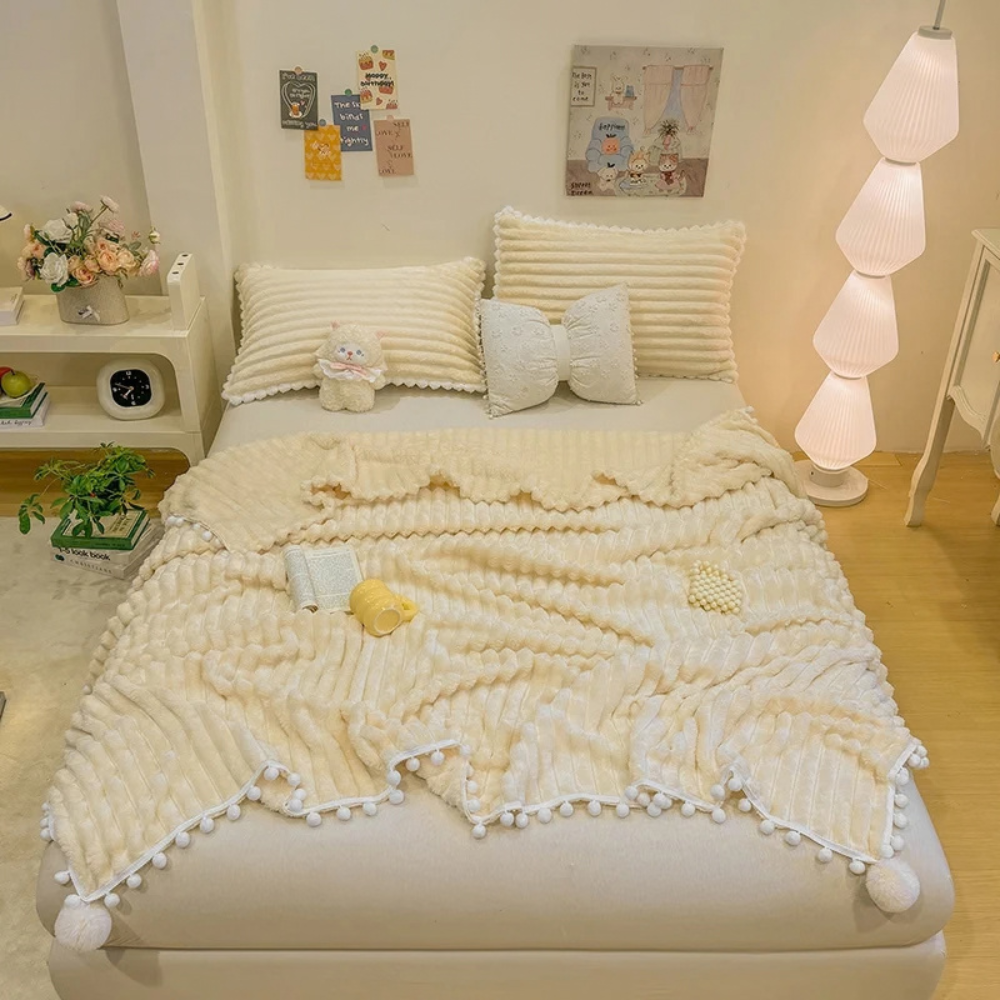 Plaid Cocooning jaune