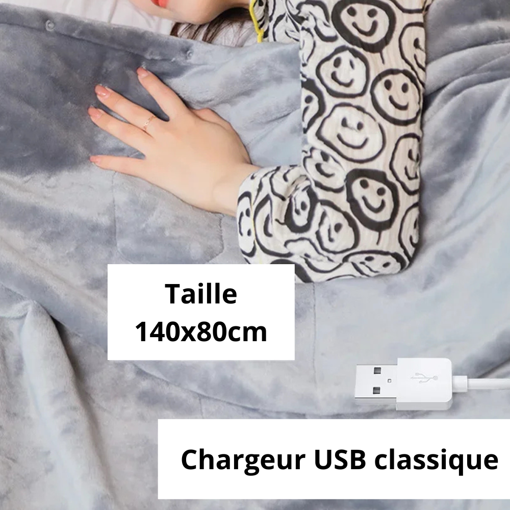 Plaid Chauffant avec USB