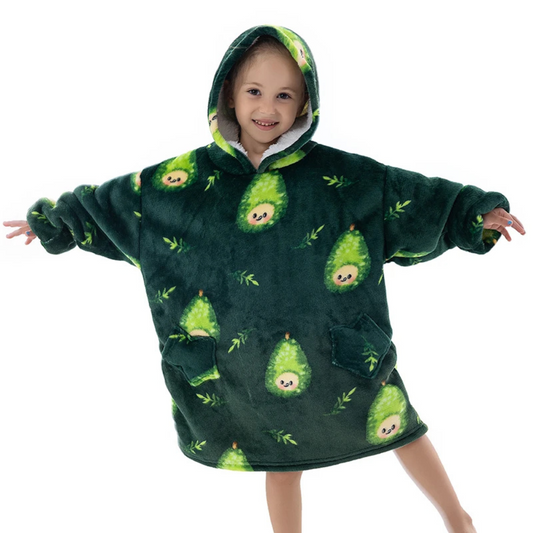 Sweat Plaid Enfant Vert Avocat