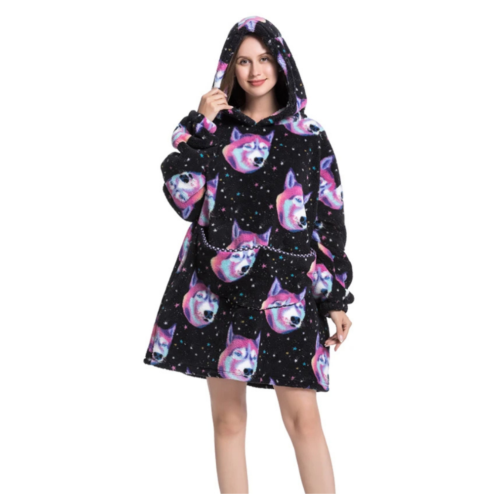 Sweat Plaid Husky pas cher