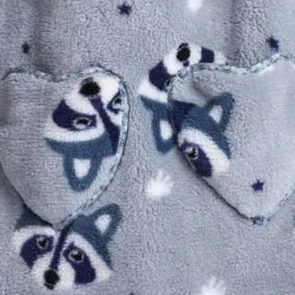Pull Plaid Enfant Raton Laveur