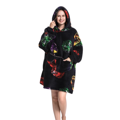 Sweat Plaid Tigre Multicolore pas cher